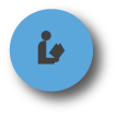 Research Lifecycle Blue Library Button
