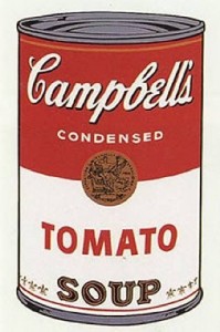 Campbell's tomato soup can