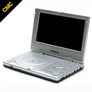 Portable DVD player at the CMC