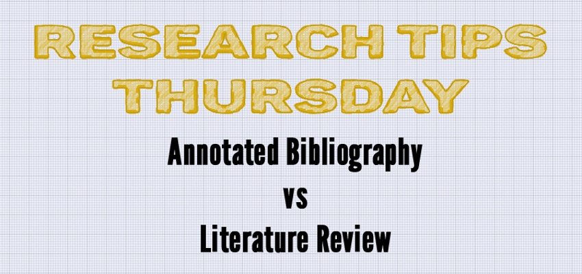 difference between literature review and bibliography