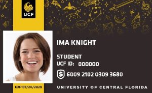 UCF student ID example