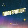 Video Spotlight Header image with stars and text that reads "Video Spotlight" with UCF Libraries logo at the bottom