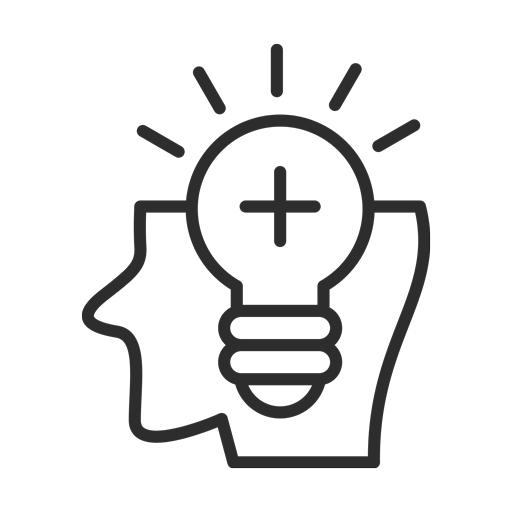 Lightbulb idea icon
